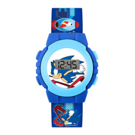 Montre Numérique Sonic The Hedgehog pour Enfant - Bracelet Bleu
