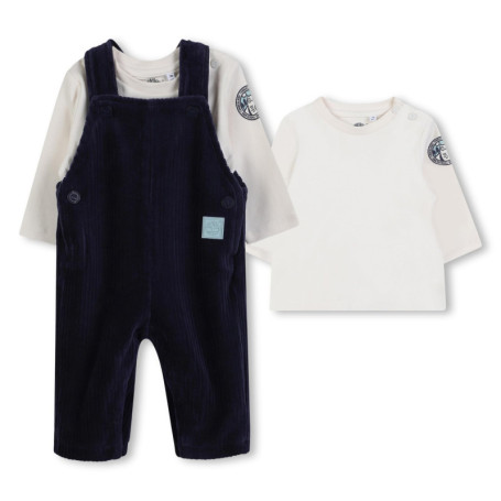 Ensemble Garçon Timberland Indigo - T-shirt et Salopette