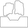 Tapis de Sol Sur Mesure pour Nissan Navara D40 2005- Single et Double Cab