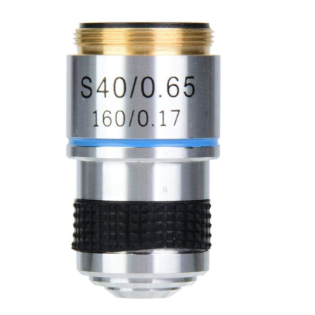 Objectif Achromatique 40X pour Microscope Biologique - Image Claire