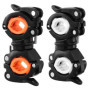 Pince à Vélo QWORK pour Lampe de Poche - Rotatif 360° - Lot de 2