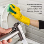 Douchette à Bidet Droiee en Acier Inoxydable - Kit de Pulvérisation Autonettoyant