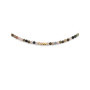 Collier Éloïse en Acier Plaqué Or avec Pierres Naturelles
