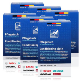 Lot de 6 Lingettes d'Entretien pour Acier Inoxydable - BSH