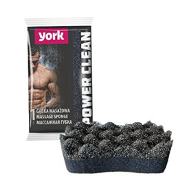 Éponge de Douche York - Éponge de Massage Double Face Noir