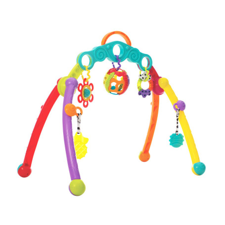 Playgro Arche de Jeux Pliable Multicolore avec Jouets Détachables
