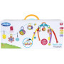 Playgro Arche de Jeux Pliable Multicolore avec Jouets Détachables