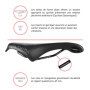 Selle Italia Max FLITE Gel Flow Racing - Selle Confort pour Vélo Route/VTT
