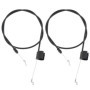 Lot de 2 câbles d'accélérateur pour tondeuse LT Easiyl - Compatible Briggs & Stratton