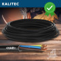 Câble en Caoutchouc Flexible Kalitec H07RN-F 5m - Résistant aux UV et à l'Huile