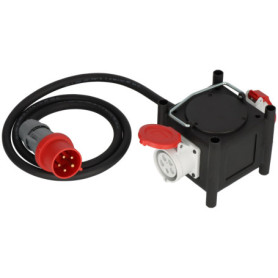 Distributeur de Courant Compact Brennenstuhl en Caoutchouc 2m - 2 Prises CEE 400V/32A