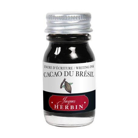 Encre Cacao du Brésil Jacques Herbin - Recharge 10 ml pour Stylo-Plume