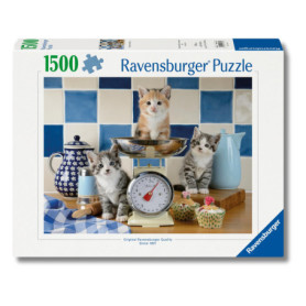 Puzzle Ravensburger 1500 pièces - Chatons dans la Cuisine - Détente et Relaxation