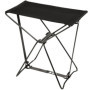 Tabouret Portable Compact en Acier Noir - Bo-Camp