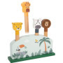 Small Foot Jeu d'Encastrement Animaux Sauteurs Safari avec Figurines