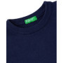Pull Garçon Col Rond United Colors of Benetton en Coton Bleu