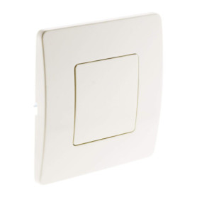 Plaque Cache Boîte Zenitech 80x80mm - Blanc Élégant