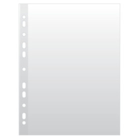 Pochettes Perforées A4 Cristal DONAU - 100 Pièces Transparentes