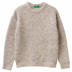 Pull en Côtelé Gris pour Enfants - United Colors of Benetton