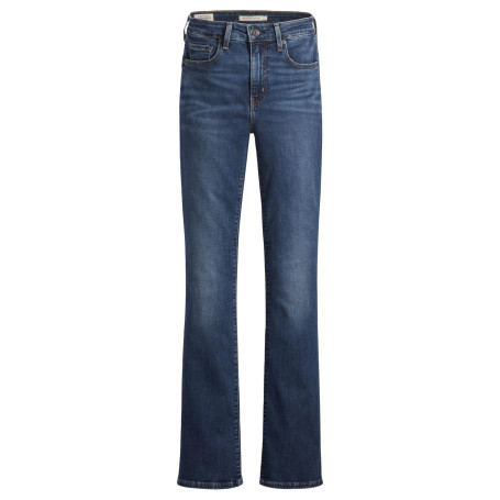 Jean Bootcut Femme Levi's 725 Taille Haute - Bleu Wave Dark