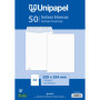 Lot de 50 Enveloppes Blanches Unipapel 229 x 324 mm avec Fermeture Autocollante