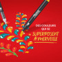 Sharpie Marqueurs Créatifs Jaunes - Lot de 6 Feutres Acryliques à Pointe Pinceau