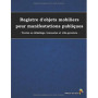 Registre Bleu pour Objets Mobiliers - Manifestations Publiques