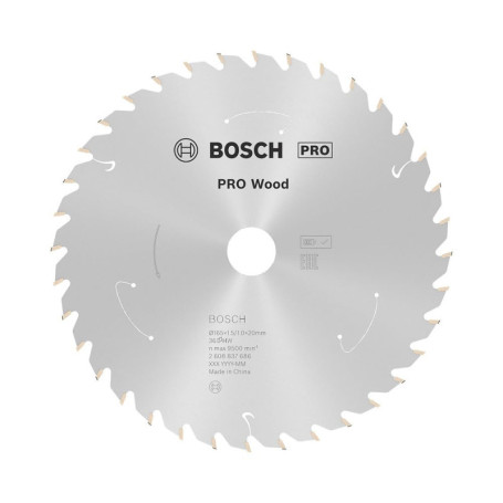 Lame de Scie Circulaire Bosch Professional pour Bois - 165 mm, 36 Dents