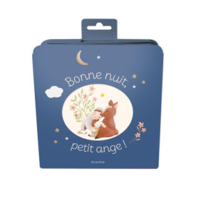 Bonne Nuit, Petit Ange - Livre en Tissu Doux pour Enfants