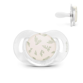 Sucette Suavinex pour Bébé 6-18 Mois - Tétine Symétrique en Silicone Vert