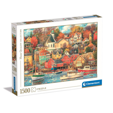 Puzzle Clementoni 1500 pièces Good Times Harbor - Paysage Multicolore