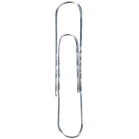 Pack de 100 trombones ondulés géants en bleu