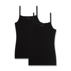 Lot de 2 Débardeurs Filles Sanetta en Noir - Confort Optimal