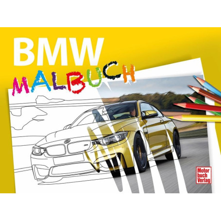 Livre de coloriage BMW pour passionnés