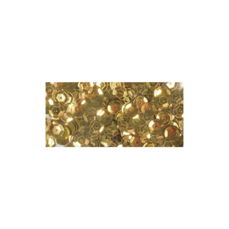 Lot de Paillettes Sequin Brillantes Or Jaune - 4000 pièces