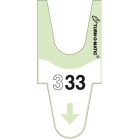 Tickets Meto Turn-O-Matic T90 3D - 6 Rouleaux de 4000 Tickets Verts