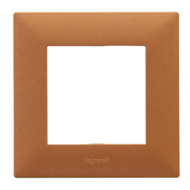 Cadre Individuel Cuivre Niloé Step Legrand - Plaque Murale Design