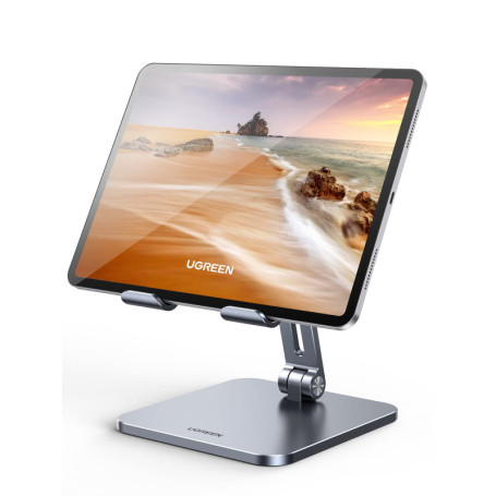 Support Tablette Réglable UGREEN en Aluminium Pliable - Idéal pour Bureau et Voyage