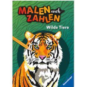 Ravensburger Malen nach Zahlen - Livre de coloriage Animaux Sauvages avec 32 Motifs