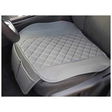 Housse de Siège en Simili Cuir Gris pour Renault Captur - BREMER SITZBEZÜGE