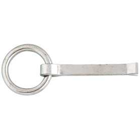 Anneau de scellement en acier zingué Chapuis - 300 kg, diamètre 50 mm