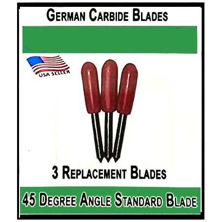Lames de Remplacement en Carbure pour Machines de Découpe - 3 Pièces