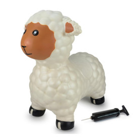 Mouton Sauteur Blanc Jamara avec Pompe - Équilibre et Motricité