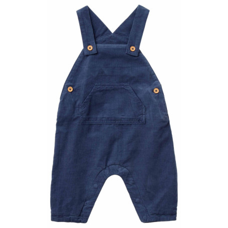 Salopette en Velours Bleu pour Bébé Garçon - United Colors of Benetton