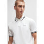 Polo Slim Fit en Coton Stretch BOSS pour Hommes - Blanc 101,83 €