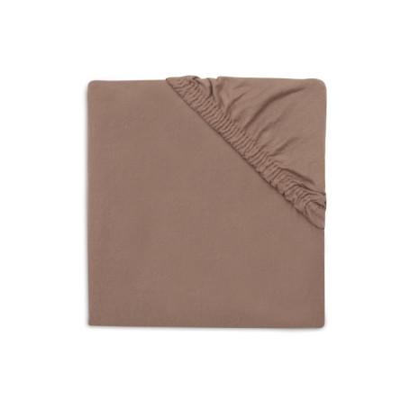Drap-Housse Jersey Milky Coffee pour Lit Junior - Jollein