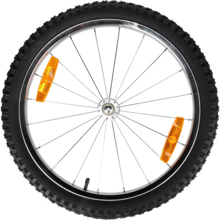 Roue de Remplacement Flamingo pour Remorque de Vélo Jolene - Pneu 20" Large