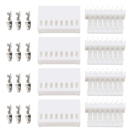 Lot de 10 connecteurs PCB 8 broches 2,54 mm pour circuits imprimés