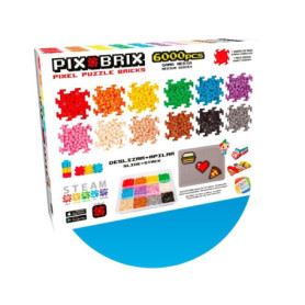 Cefa Toys Pix Brix - Jouet de Construction en Pixel Art avec 6000 Pièces Colorées