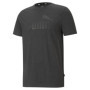 T-Shirt Puma ESS Heather pour Homme - Style Intemporel en Polyester Recyclé